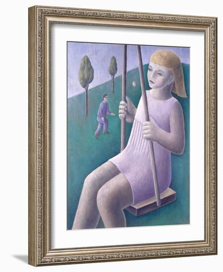 Girl on Swing-Ruth Addinall-Framed Giclee Print