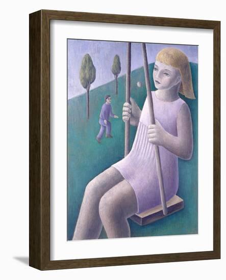 Girl on Swing-Ruth Addinall-Framed Giclee Print