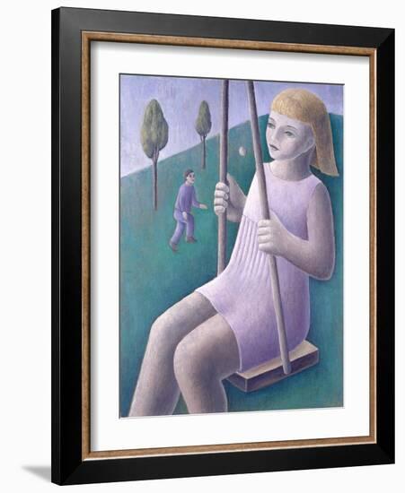 Girl on Swing-Ruth Addinall-Framed Giclee Print