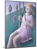 Girl on Swing-Ruth Addinall-Mounted Giclee Print