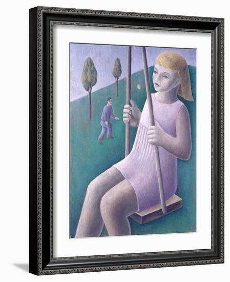 Girl on Swing-Ruth Addinall-Framed Giclee Print