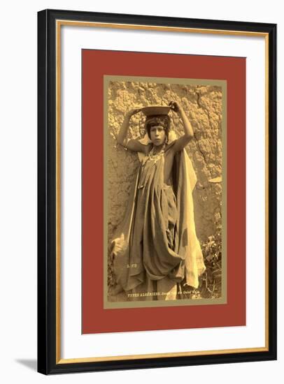 Girl, Ouled Nai-Etienne & Louis Antonin Neurdein-Framed Giclee Print