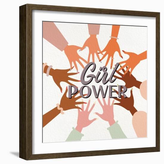 Girl Power 2-Kimberly Allen-Framed Art Print