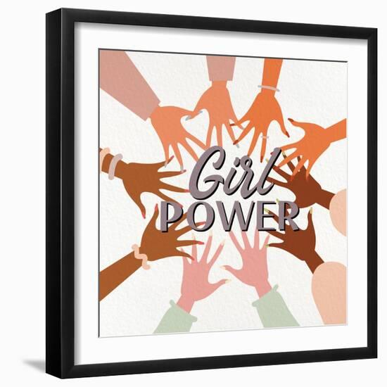 Girl Power 2-Kimberly Allen-Framed Art Print