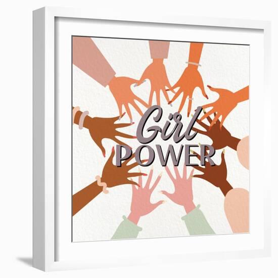 Girl Power 2-Kimberly Allen-Framed Art Print