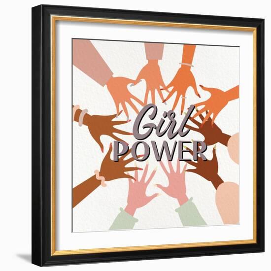 Girl Power 2-Kimberly Allen-Framed Art Print