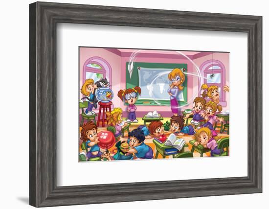 Girl Power - Teachers-null-Framed Art Print