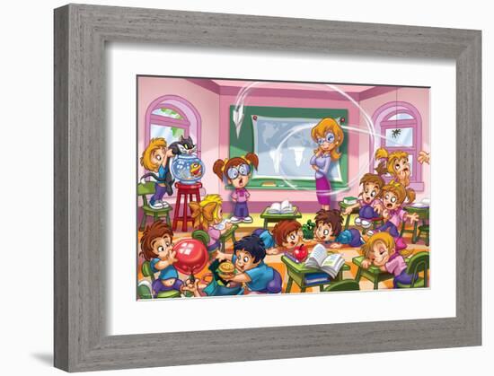 Girl Power - Teachers-null-Framed Art Print