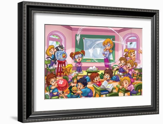 Girl Power - Teachers-null-Framed Art Print