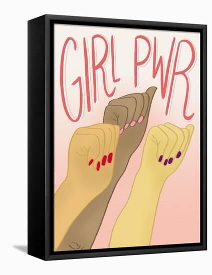 Girl Power-Cody Alice Moore-Framed Stretched Canvas