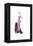 Girl Purple Dress-FS Studio-Framed Premier Image Canvas