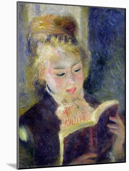 Girl Reading, 1874-Pierre-Auguste Renoir-Mounted Giclee Print