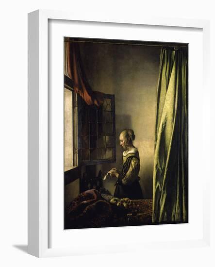 Girl Reading a Letter-Johannes Vermeer-Framed Giclee Print