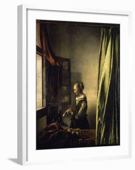 Girl Reading a Letter-Johannes Vermeer-Framed Giclee Print