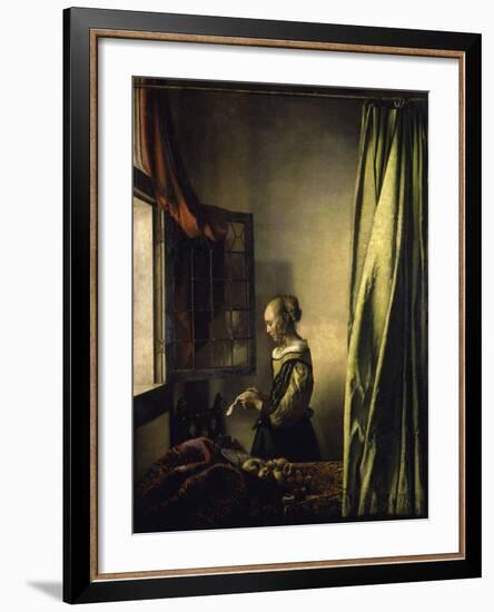 Girl Reading a Letter-Johannes Vermeer-Framed Giclee Print