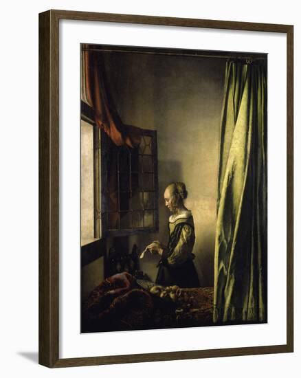 Girl Reading a Letter-Johannes Vermeer-Framed Giclee Print