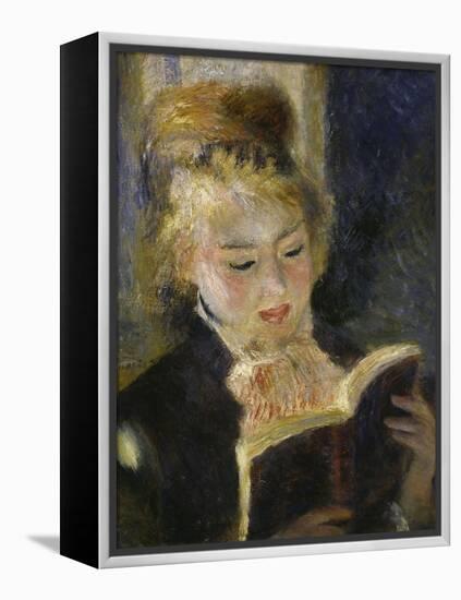 Girl Reading, c.1874-Pierre-Auguste Renoir-Framed Premier Image Canvas