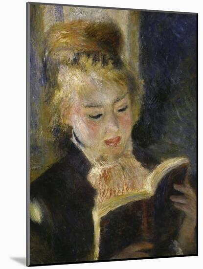 Girl Reading, c.1874-Pierre-Auguste Renoir-Mounted Giclee Print