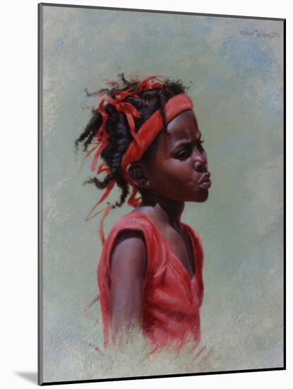 Girl Red-Michael Jackson-Mounted Giclee Print