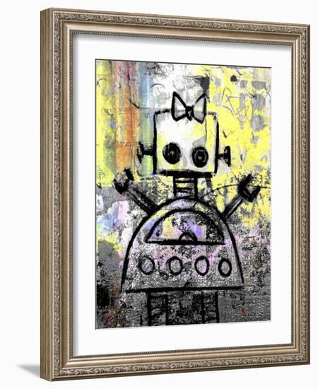 Girl Robot Color-Roseanne Jones-Framed Giclee Print