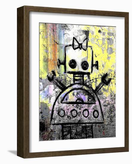 Girl Robot Color-Roseanne Jones-Framed Giclee Print