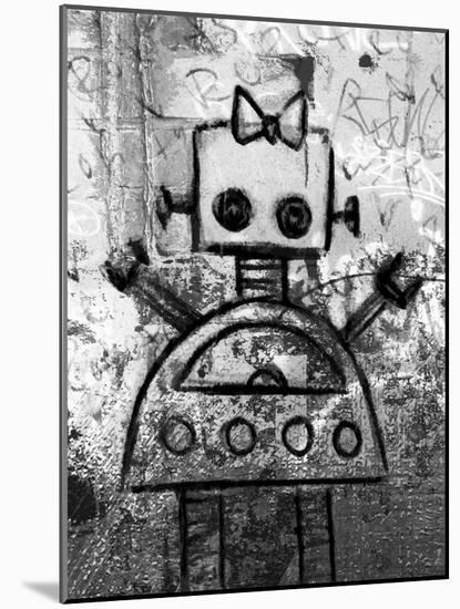 Girl Robot-Roseanne Jones-Mounted Giclee Print