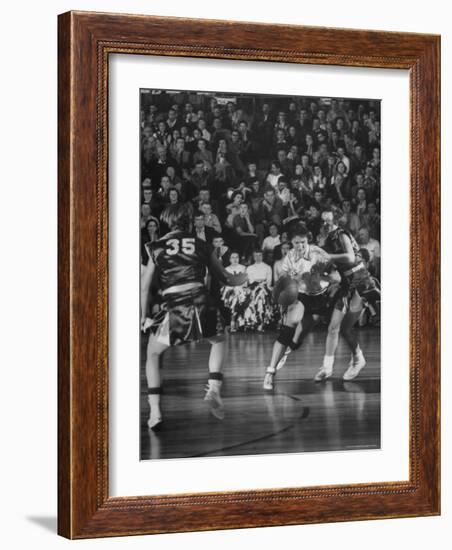 Girl's Basketball-Francis Miller-Framed Photographic Print