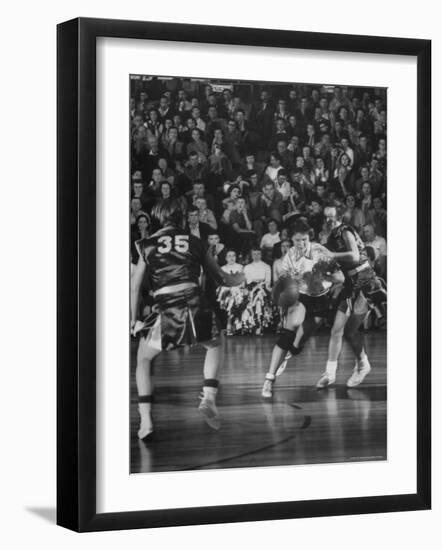 Girl's Basketball-Francis Miller-Framed Photographic Print