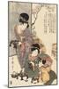 Girl's Festival (Hinamatsuri)-Kitagawa Utamaro-Mounted Giclee Print