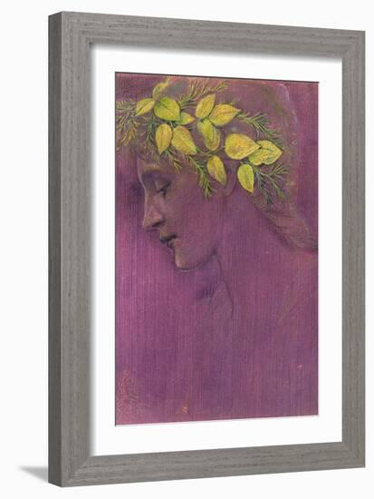 Girl's Head: a Fantasy, 1897-Edward Burne-Jones-Framed Giclee Print