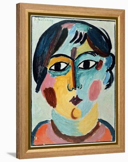 Girl's Head; Madchen Kopf-Alexej Von Jawlensky-Framed Premier Image Canvas