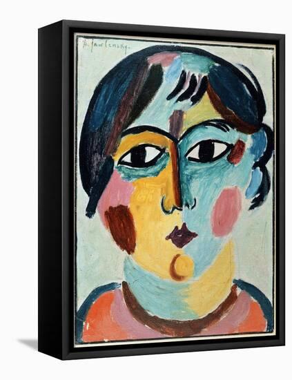 Girl's Head; Madchen Kopf-Alexej Von Jawlensky-Framed Premier Image Canvas