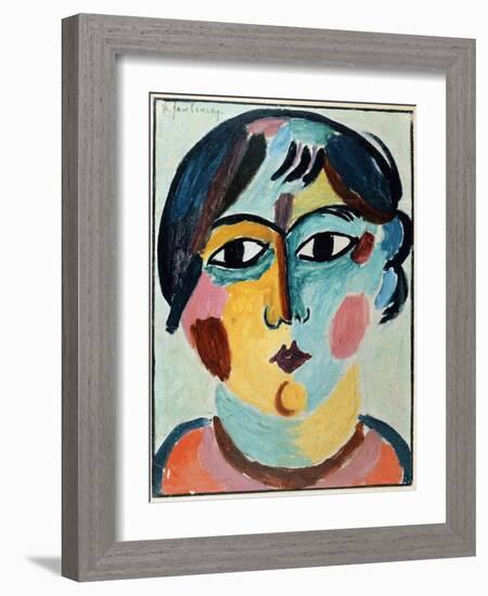 Girl's Head; Madchen Kopf-Alexej Von Jawlensky-Framed Giclee Print