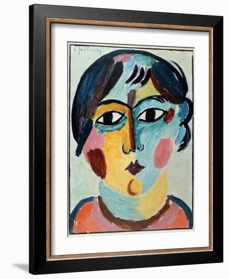 Girl's Head; Madchen Kopf-Alexej Von Jawlensky-Framed Giclee Print