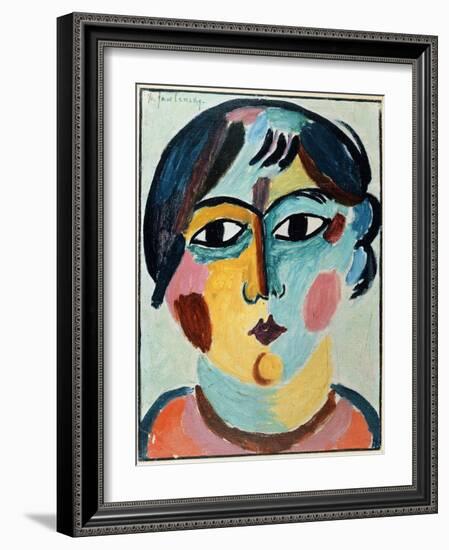 Girl's Head; Madchen Kopf-Alexej Von Jawlensky-Framed Giclee Print