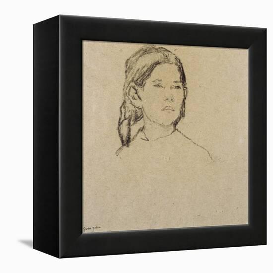 Girl's Head-Gwen John-Framed Premier Image Canvas