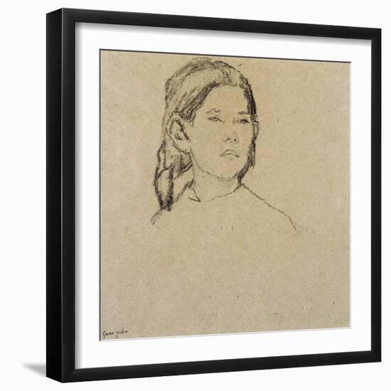 Girl's Head-Gwen John-Framed Giclee Print