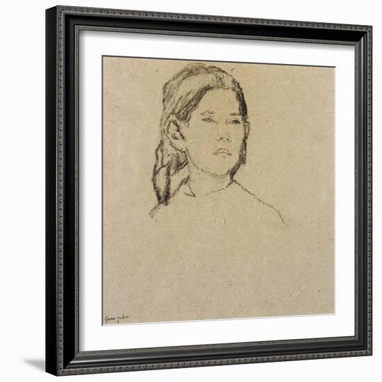 Girl's Head-Gwen John-Framed Giclee Print