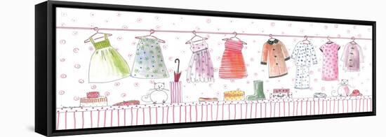 Girl's Wardrobe-Effie Zafiropoulou-Framed Premier Image Canvas