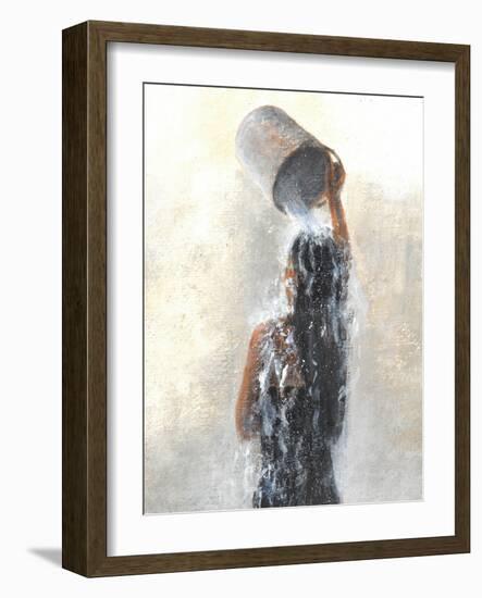 Girl Showering, 2015-Lincoln Seligman-Framed Giclee Print