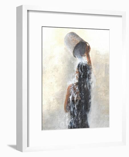 Girl Showering, 2015-Lincoln Seligman-Framed Giclee Print