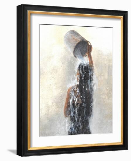 Girl Showering, 2015-Lincoln Seligman-Framed Giclee Print