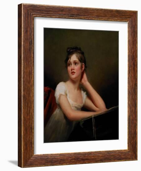 Girl Sketching, 1817 (Oil on Canvas)-Henry Raeburn-Framed Giclee Print