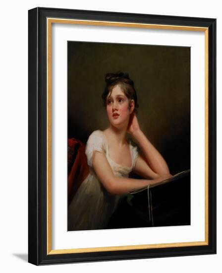 Girl Sketching, 1817 (Oil on Canvas)-Henry Raeburn-Framed Giclee Print