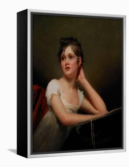 Girl Sketching, 1817 (Oil on Canvas)-Henry Raeburn-Framed Premier Image Canvas