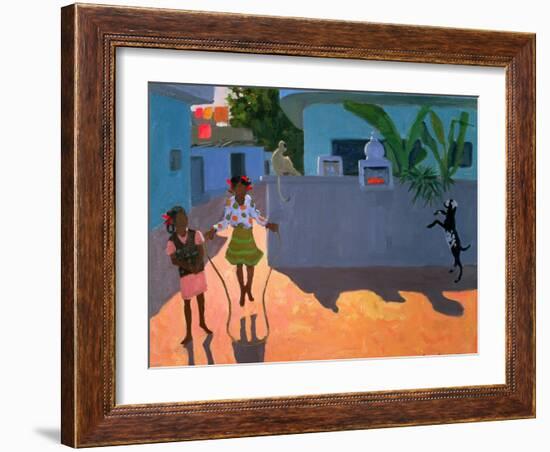 Girl Skipping, 1995-Andrew Macara-Framed Giclee Print