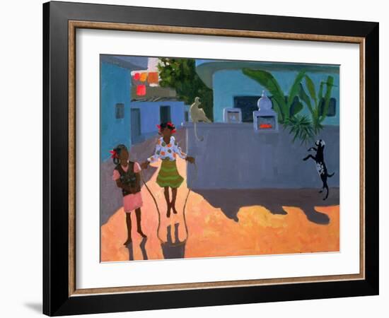 Girl Skipping, 1995-Andrew Macara-Framed Giclee Print