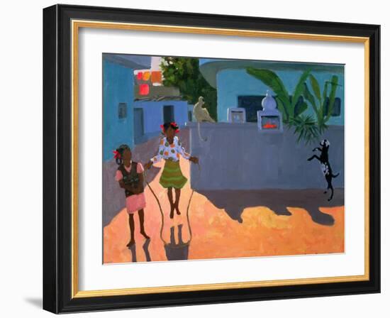 Girl Skipping, 1995-Andrew Macara-Framed Giclee Print