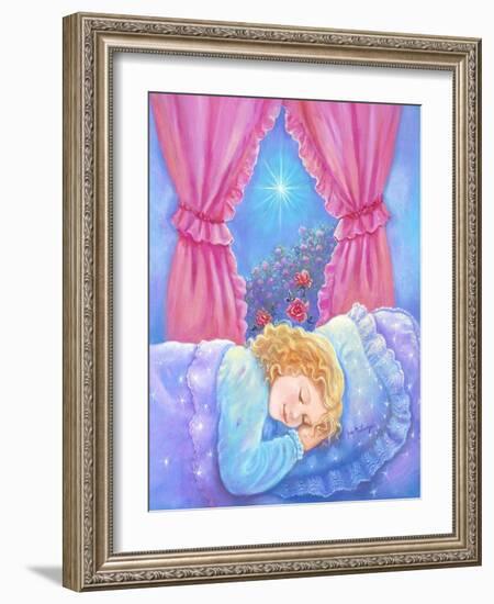 Girl Sleeping-Judy Mastrangelo-Framed Giclee Print