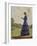 Girl Stands in a Field Reading Her Book-Harold Knight-Framed Photographic Print